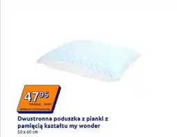 Action Dwustronna poduszka z pianki z pamięcią kształtu my wonder oferta