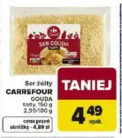 Carrefour Ser żółty CARREFOUR GOUDA, tarty oferta