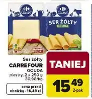 Carrefour Ser żółty CARREFOUR GOUDA, plastry oferta