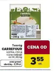 Carrefour Twaróg CARREFOUR kostka oferta