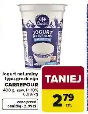 Carrefour Jogurt naturalny typu greckiego CARREFOUR oferta