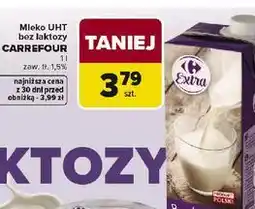 Carrefour Mleko UHT bez laktozy CARREFOUR oferta