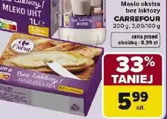 Carrefour Masło ekstra bez laktozy CARREFOUR oferta