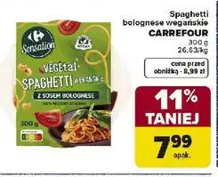 Carrefour Spaghetti bolognese wegańskie CARREFOUR oferta