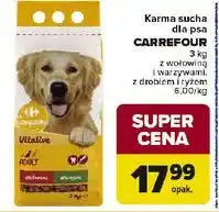 Carrefour Karma sucha dla psa CARREFOUR oferta