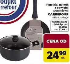Carrefour Patelnia, garnek z powłoką aluminiową CARREFOUR oferta