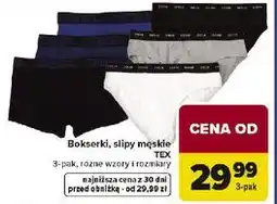 Carrefour Bokserki, slipy męskie TEX oferta