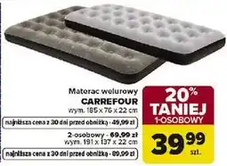 Carrefour Materac welurowy CARREFOUR oferta