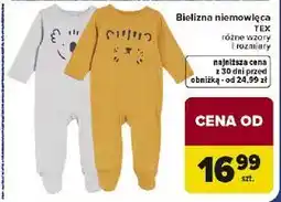 Carrefour Bielizna niemowlęca TEX oferta