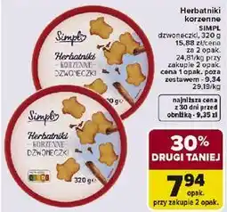 Carrefour Herbatniki korzenne SIMPL dzwoneczki oferta