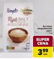 Carrefour Ryż biały długoziarnisty SIMPL oferta