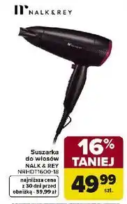 Carrefour Suszarka do włosów NALK & REY NHD1600-18 oferta
