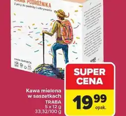 Carrefour Kawa mielona w saszetkach TRABA oferta