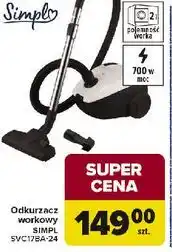 Carrefour Odkurzacz SIMPL SVC17B24A4 oferta