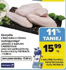 Carrefour Skrzydła z kurczaka z chowu wybiegowego JAKOŚĆ Z NATURY CARREFOUR oferta
