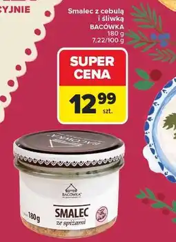 Carrefour Smalec z cebulą i śliwką BACÓWKA oferta