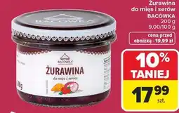 Carrefour Żurawina do mięs i serów BACÓWKA oferta