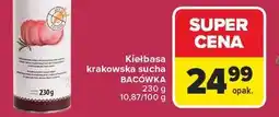 Carrefour Kiełbasa krakowska sucha BACÓWKA oferta