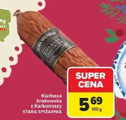 Carrefour Kiełbasa krakowska z Karkonoszy STARA SPIŻARNIA oferta