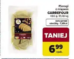 Carrefour Pierogi z mięsem CARREFOUR oferta