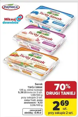 Carrefour Market Serek TWÓJ SMAK różne rodzaje oferta