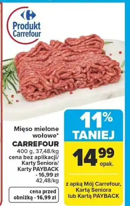 Carrefour Mięso mielone wołowe CARREFOUR oferta