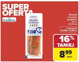Carrefour Roladki z łososia SUEMPOL oferta