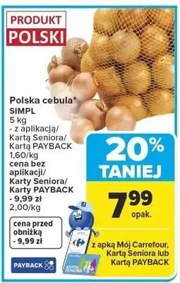 Carrefour Market Cebula Polska SIMPL oferta