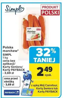 Carrefour Marchew Polska SIMPL oferta