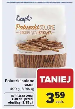 Carrefour Market Paluszki solone SIMPL oferta