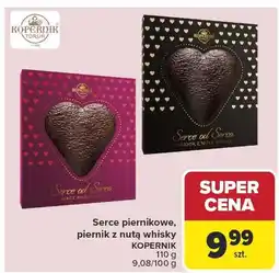 Carrefour Market Pierniki Serce piernikowe, piernik z nutą whisky Kopernik oferta