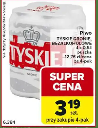 Tyskie Gronie Piwo Bezalkoholowe