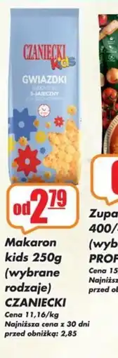 Sezamek Czaniecki Makaron kids oferta