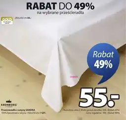 JYSK KRONBORG Prześcieradło Sandra oferta