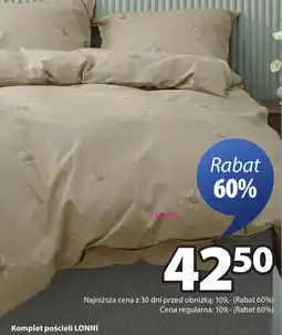 JYSK Komplet pościeli LONNI oferta