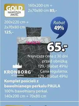 JYSK Kronborg Komplet pościeli PAULA oferta