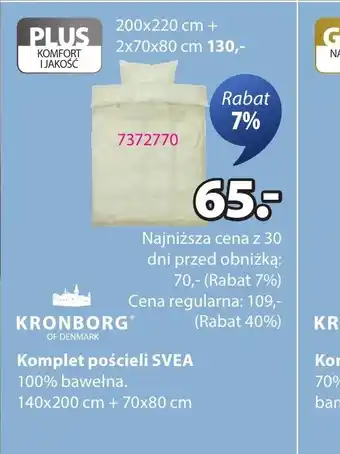 Kronborg Komplet pościeli SVEA