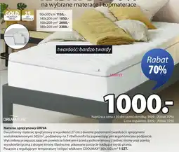 JYSK DREAMZONE Materac sprężynowy DRIVA oferta