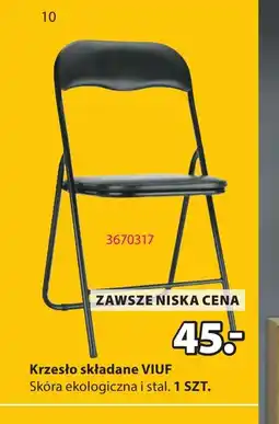 JYSK VIUF Krzesło składane oferta