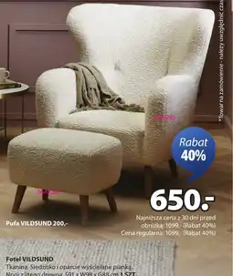 JYSK Fotel Vildsund oferta