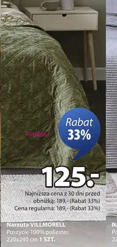 JYSK Narzuta Villmorell oferta