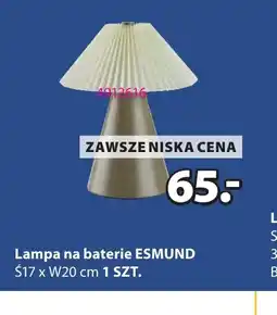 JYSK Lampa Esmund na baterie oferta