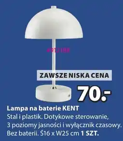 JYSK KENT Lampa na baterie oferta