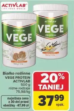Carrefour VEGE PROTEIN ACTIVLAB oferta