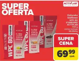 Carrefour Odżywka białkowa WPC 80 STANDARD ACTIVLAB oferta