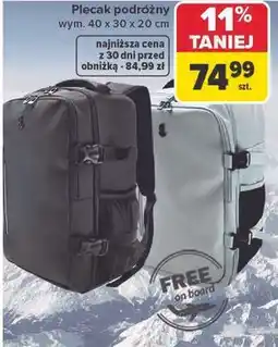Carrefour Plecak podróżny oferta