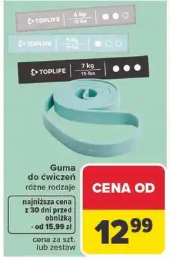 Carrefour Guma do ćwiczeń oferta