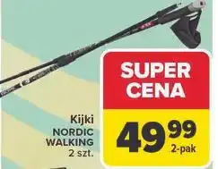 Carrefour Kijki NORDIC WALKING 2 szt oferta