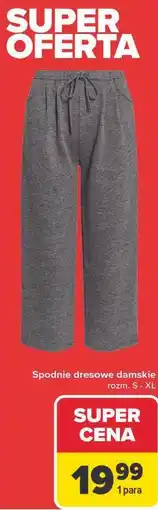 Carrefour Spodnie dresowe damskie rozm. S-XL oferta