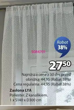 JYSK Zasłona LYA oferta